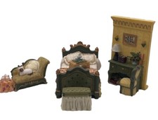 Avon Lot 4 Victorian Memories Miniature Furniture Collectibles Dollhouse Bedroom