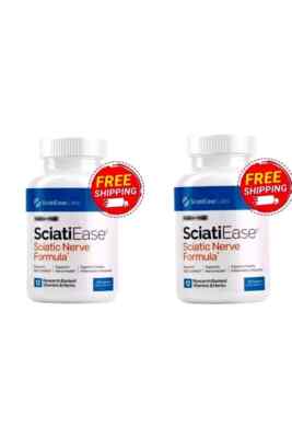 SciatiEase Labs Sciati Ease Sciatic Nerve 2pack ( 240 Capsules) - New! Exp 06/27