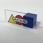 Vintage Acme Studio Acrylic Display Case Logo Sign Stand New