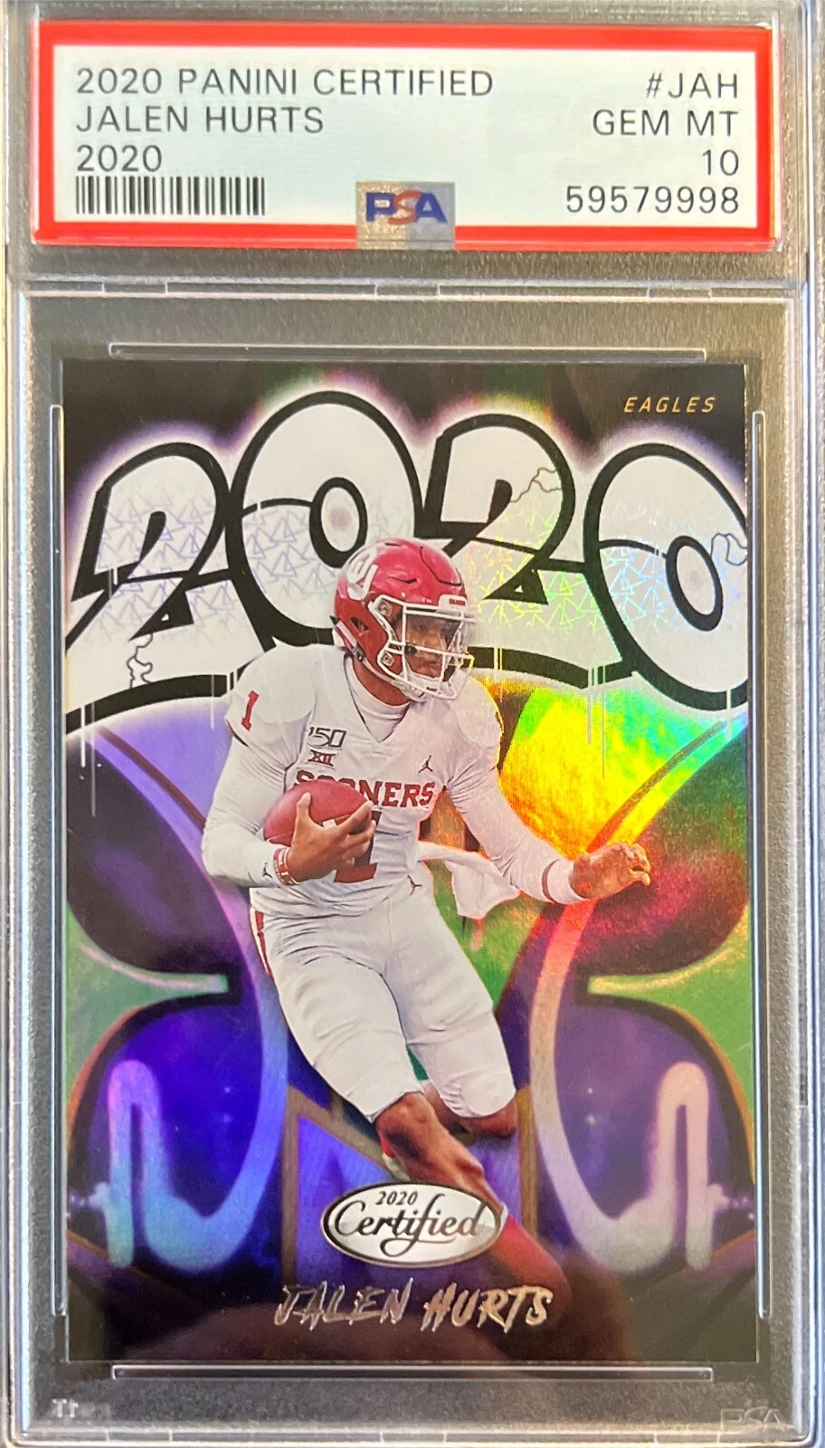 Jalen Hurts Panini Certified 2020 #JAH Base