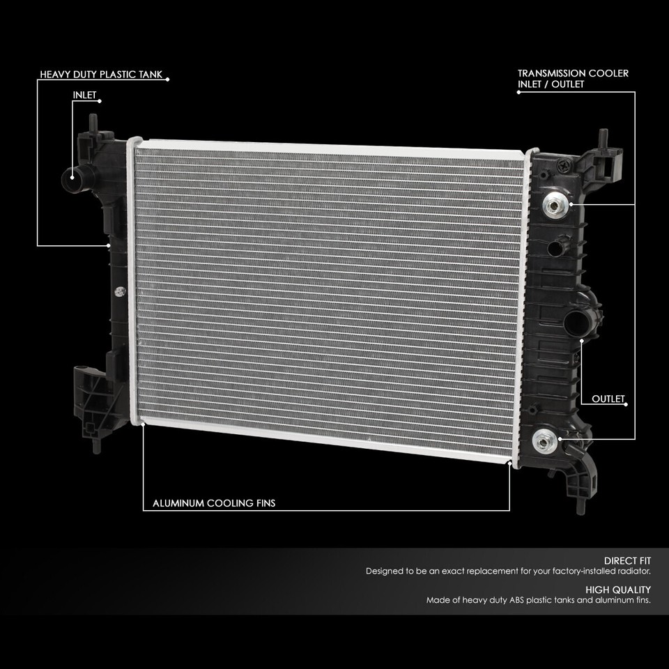 For 2012-2018 Chevy Sonic 1.8L AT MT Radiator Factory Style Aluminum ...