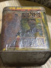 Antique Lipton Tea Metal Tin Container