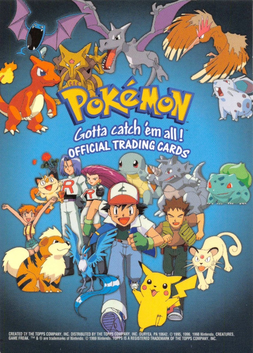 CHECKLIST - BLUE Logo - NON-HOLO - SERIES 1 - TOPPS Pokemon Card - NM CHECKLIST - BLUE Logo - NON-HOLO - SERIES 1 - TOPPS Pokemon Card - NM