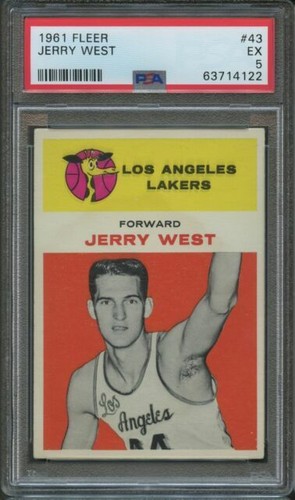 Los Angeles Lakers Basketball Jerry West Autographed Sports