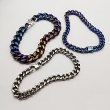 All Titanium Men Bracelet Ultralight Anti-Allergic Chain Titanium Women Bracelet