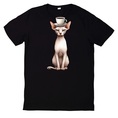 T-Shirt Lustiges Grumpy Cats and Coffee