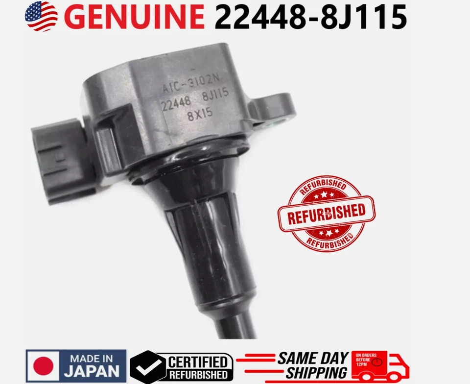 Bobinas de ignição Nissan genuínas 6x remanufaturadas para 2004-2014 Xterra 4.0 L V6 - Imagem 3 de 4