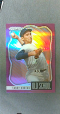 2021 Panini Prizm Old School Purple #7 Sandy Koufax Dodgers
