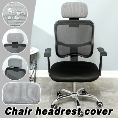 Elastic E-Sports Chair Headrest Cover Office Swivel Chair Head Dustproof  Cover
