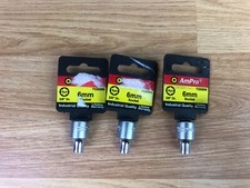 3 x AMP 6mm Socket 6 point