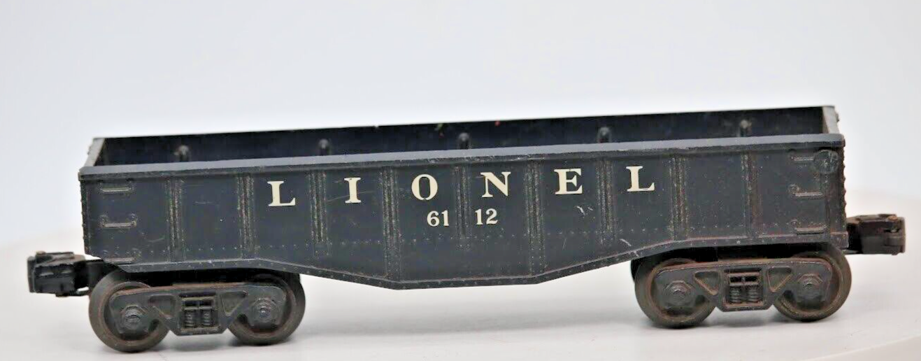 O Gauge 1:48 Scale Used Black Lionel Gondola #6112 Underbelly