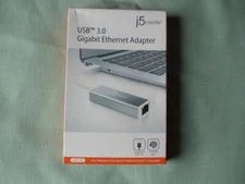 J5Create USB  3.0 Gigabit Ethernet Adapter -  New