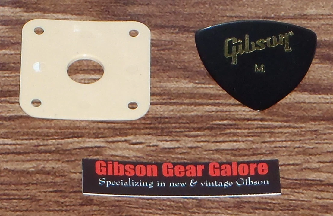 Gibson Les Paul Jack Plate Output Relic Creme Guitar Parts HP Cream LPJ Studio X