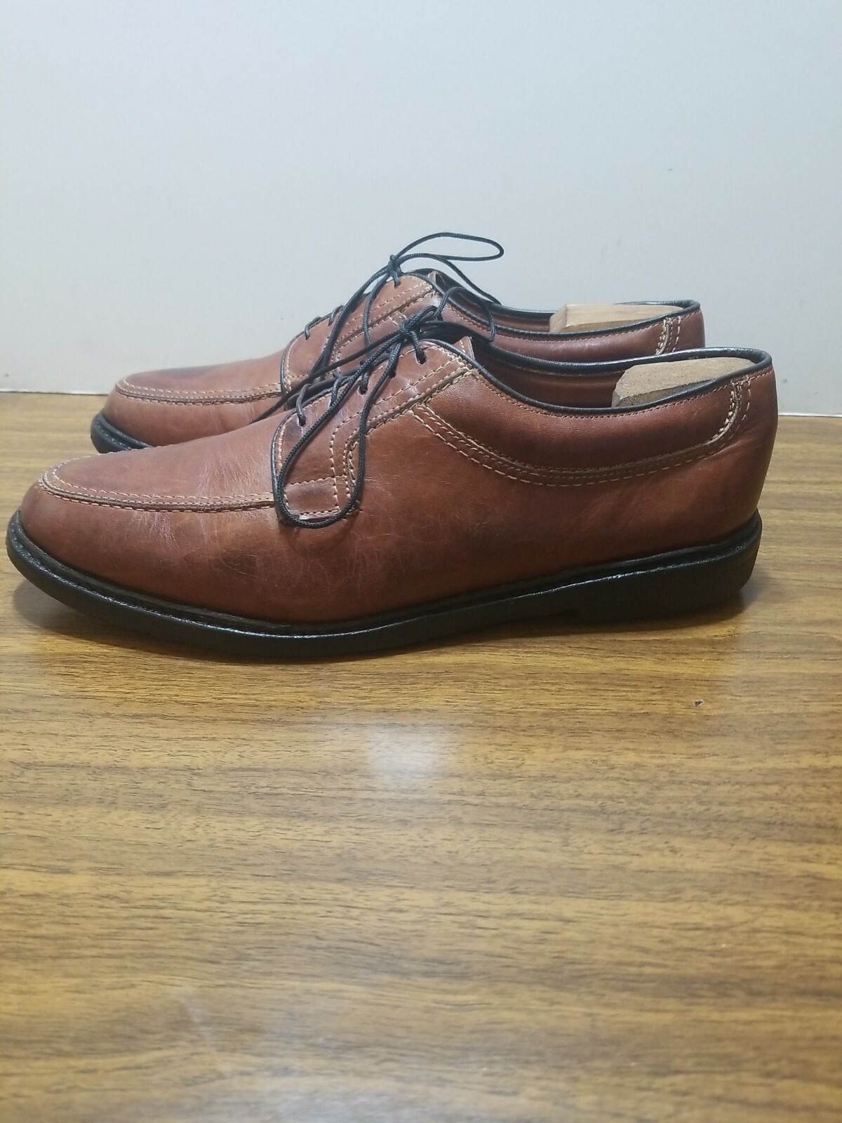 SAOLA ALLEN EDMONDS WILBERT TOMAIA IN PELLE E FODERA SUOLA IN GOMMA 9 D MARRONE OXFORD. #2