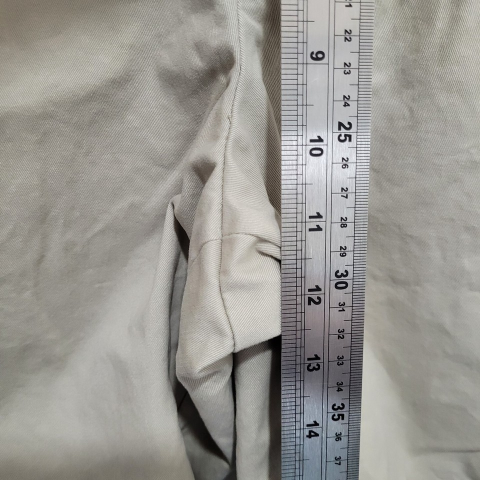 Williams & Browns Shorts Mens Size 34 W Beige Chino Knee Length Active