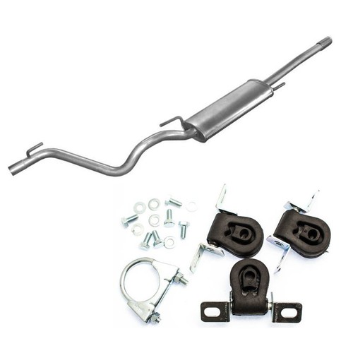 Auspuff Nachschalldämpfer Für Fiat 500 & 500C 1.2i - Mit Anbausatz Für Bj. 2007-2010 - E-geprüft & Straßenzugelassen