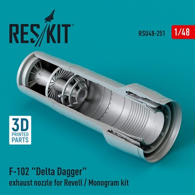 F-102 Delta Dagger Auspuffdüse für Revell / Monogram Bausatz 1:48 ResKit RSU4...