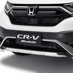 JDM 2020 CR-V Front Lower Garnish Silver Under Lip Bumper Skid 