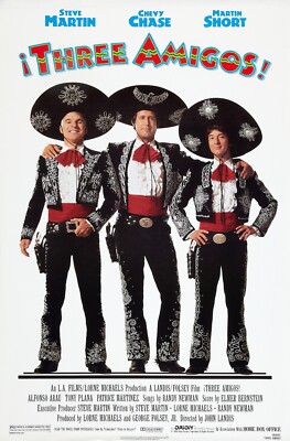 three amigos steve martin chavy chase martin short  Filmplakat movie poster