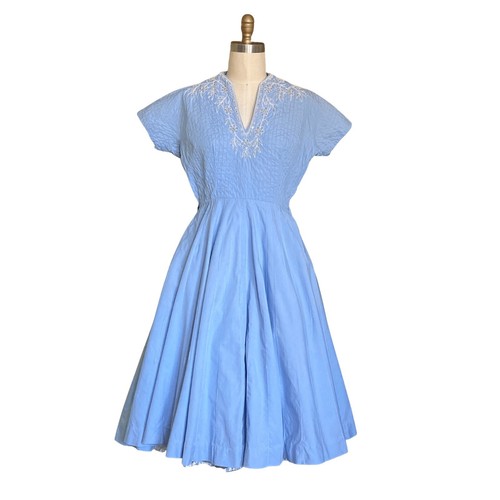 Baby Blue Vintage Dress 60's / Jackie Kennedy Style / Party Dress / Retro |  eBay