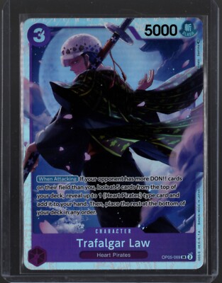 one piece awakening of the new era most expensive cards Trafalgar Law OP05-069 SUPER RARE One Piece Awakening of the New Era  ENGLISH