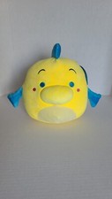 Original Squishmallows 10  Disney The Little Mermaid Flounder SQK1665, New