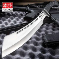 20" Honshu Boshin Parang Knife Machete Kukri Cleaver with Sheath