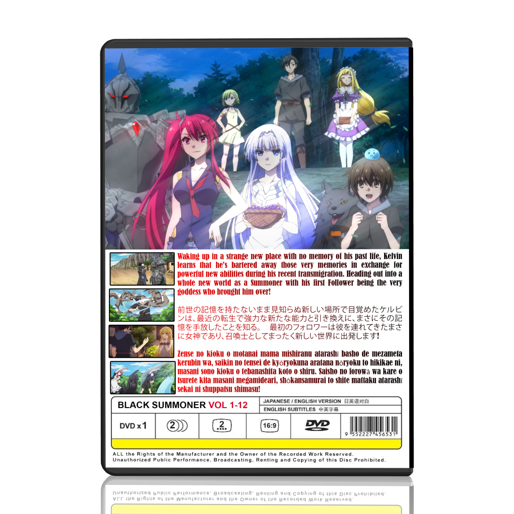 Anime DVD KURO NO SHOUKANSHI / BLACK SUMMONER VOL.1-12 END ENG DUB