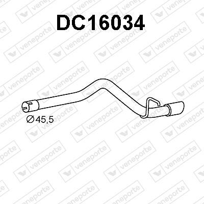 Tuyau d'échappement Dacia Duster 1.5 dCi 4x4 de rechange pour ligne échappement diesel