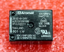 JS1E-B-24V AROMAT SPDT 24V 10A NOS RELAY - (1 Peice)