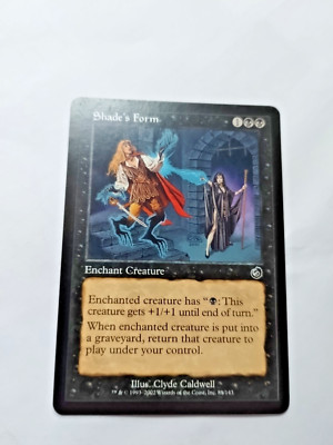MTG Shade's Form Torment Regular Common - Some Edge Wear - See Pics