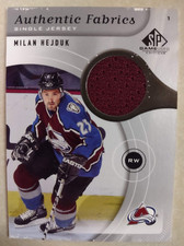 05-06 SP Game Used MILAN HEJDUK Avalanche Game Worn RED JERSEY Swatch! FREE S&H!