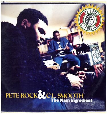 洋楽 PETE ROCK&CL SMOOTH The Main Ingredient Pete Rock & C.L. Smooth - The Main Ingredient '94 2xLP EU ORG!VG+/