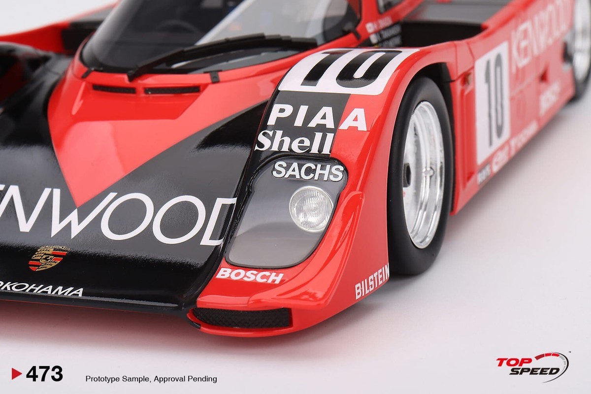 Top Speed 1:18 Porsche 962 CK6 #10 Porsche Kremer Racing 1990 Le