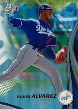 2017 Bowman Platinum Top Prospects #TPYA Yadier Alvarez DODGERS