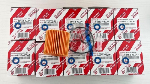 04152-YZZA1, Qty 10, For Toyota / Lexus Oil Filters With Drain Plug Gaskets