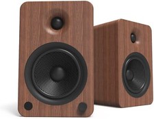 Kanto Yu6walnut 200w Bookshelf Speakers With Bluetooth - Walnut (pair)