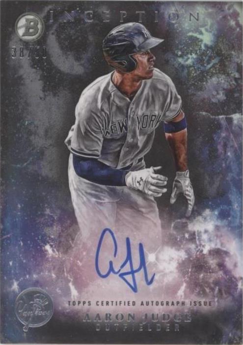 2016 Bowman Inception - Aaron Judge #PA-AJUD for sale | eBay