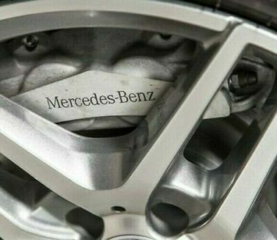 Kopen Mercedes Benz HI TEMP Brake Caliper Decals Stickers C E S Class SLK CLS CL Black