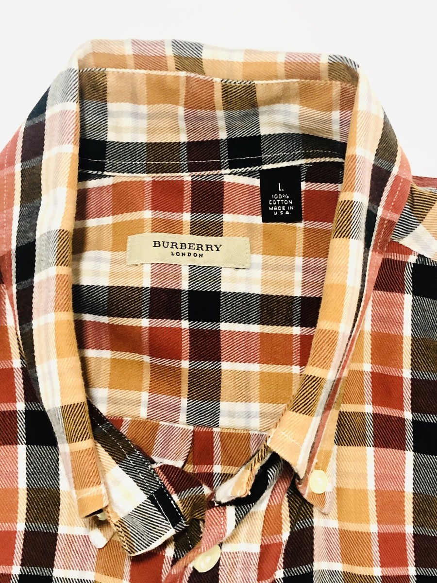 ■Burberry■ Checked Shirt Orange 8071523 8071523FW23 MUSINSA | BURBERRY Check Shirt - Orange / 8071523
