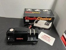 Chefs Choice Knife Sharpener Diamond Hone Professional Model 110 Black Tested