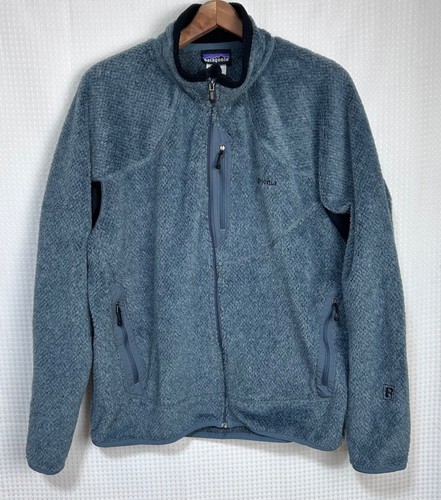 Men's L Patagonia R2 Regulator Gray Fleece Zip Jacket Polartec Vintage 2004 - Picture 3 of 9