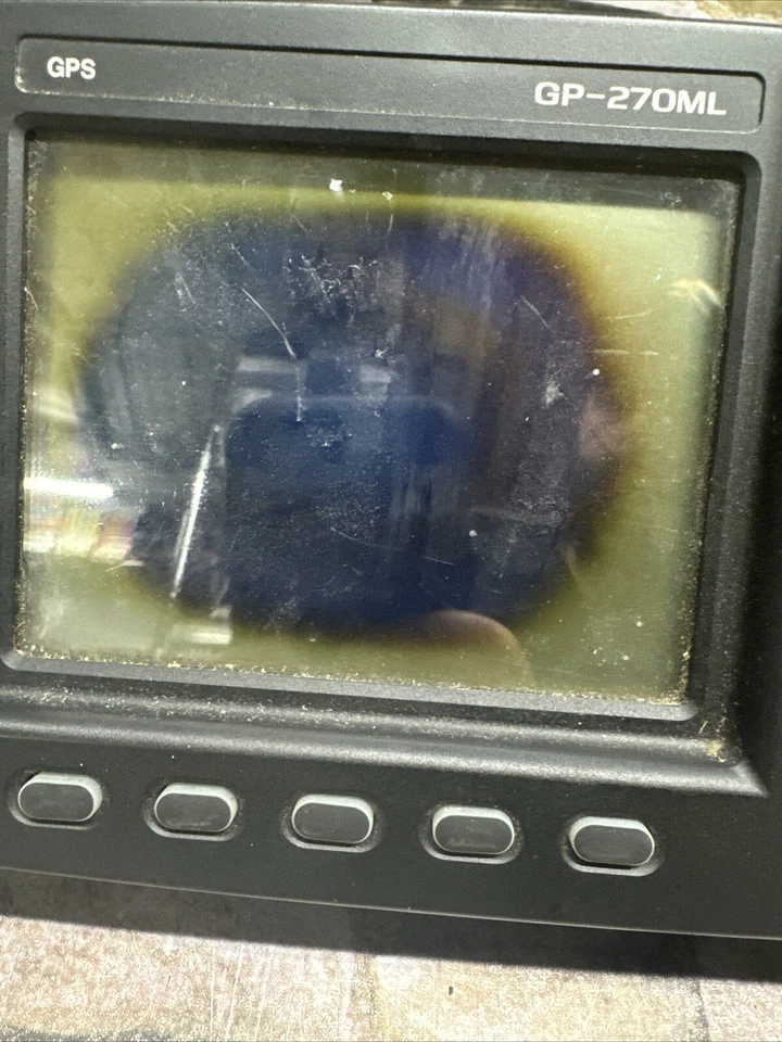 ICOM GP-270ML CHARTPLOTTER  Marine Radar GPS - FOR PARTS  - Image 2 of 4