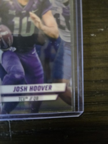 2024 Bowman Chrome University Josh Hoover #108 1st - Picture 2 of 6