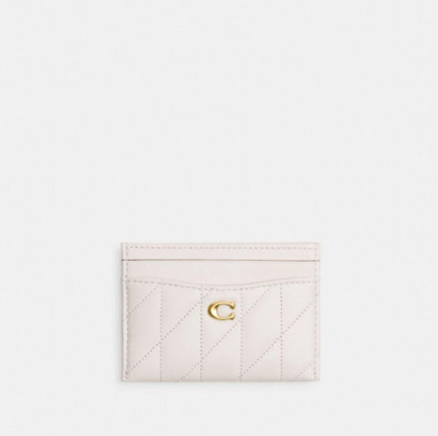 COACH レディース カードケース CM434 B4PUB COACH Card Case With Pillow Quilting CM434 B4/HA - Express