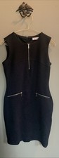 Classic Calvin Klein Sleeveless Black Dress Size 4 Fully Lined