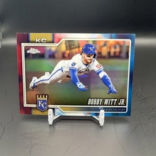 2026 Topps Chrome Bobby Witt Jr. Red White Blue REFRACTOR #12