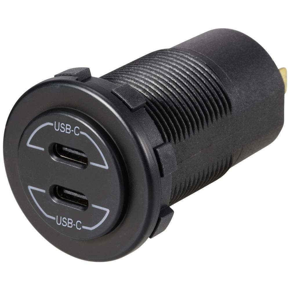 Prise USB-C 60W Voltcraft double port pour résoudre les pannes de batterie de téléphone en route