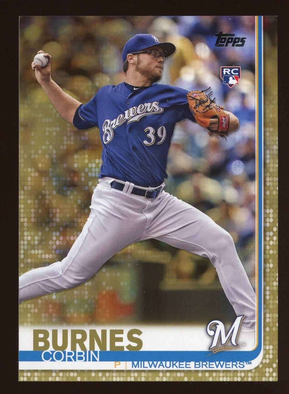 Corbin Burnes 2019 Topps Rookie Gold /2019 - Milwaukee Brewers #94