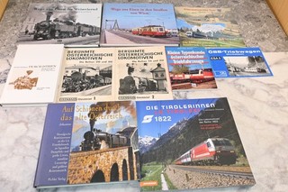 Slezak Athesia W H diverse Bücher österreichische Lokomotiven 10 tlg. (P847)